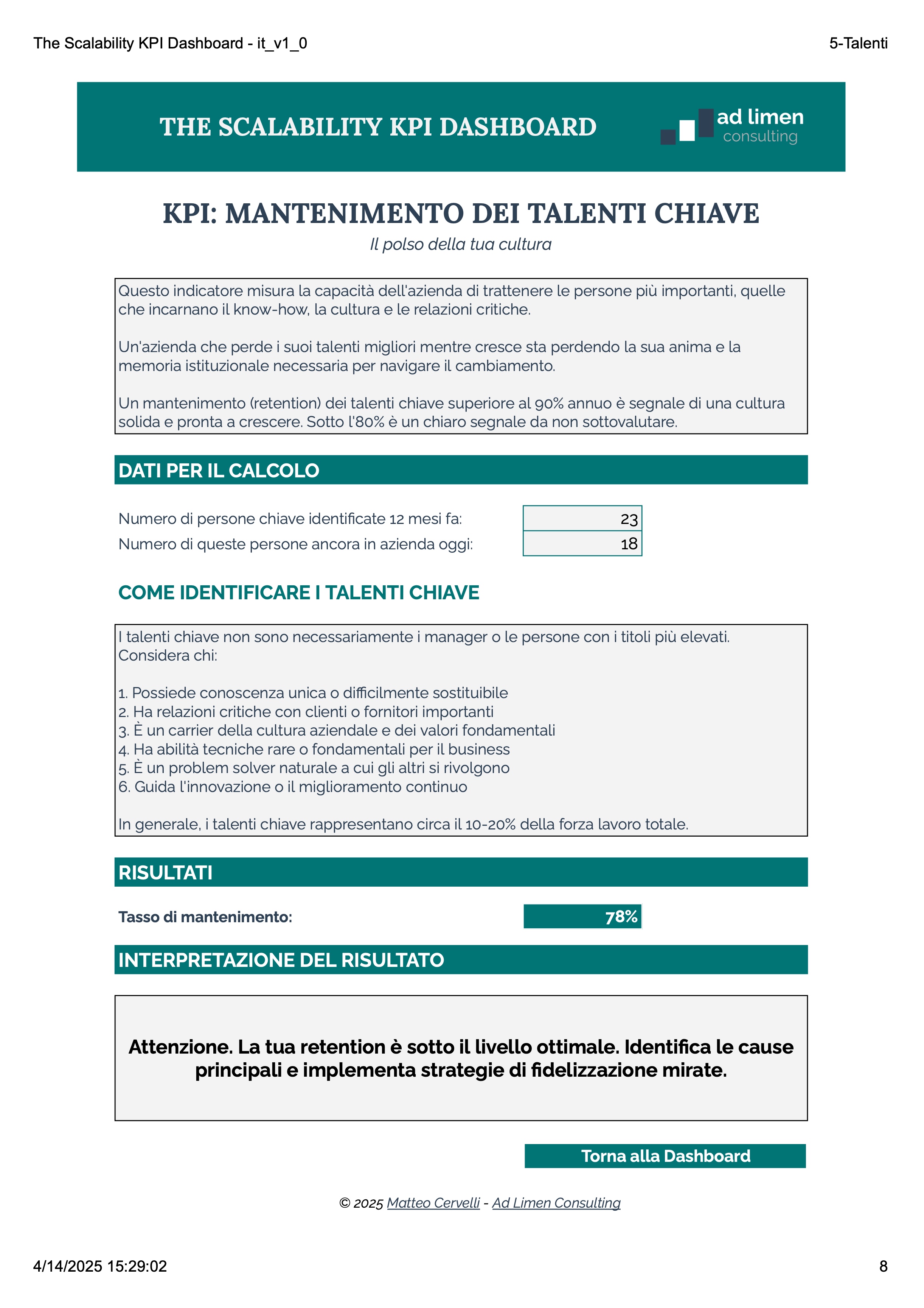 Scalability KPI Dashboard: Misura e Migliora la Tua Crescita - Screenshot 8